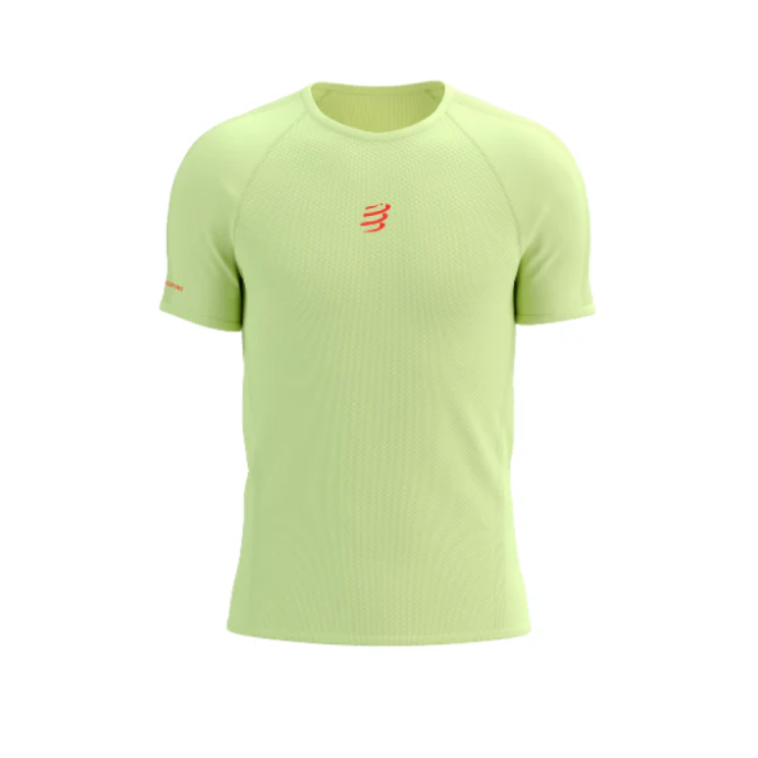 Áo Chạy Bộ Nam Compressport Racing SS T-Shirt - Shadow Lime
