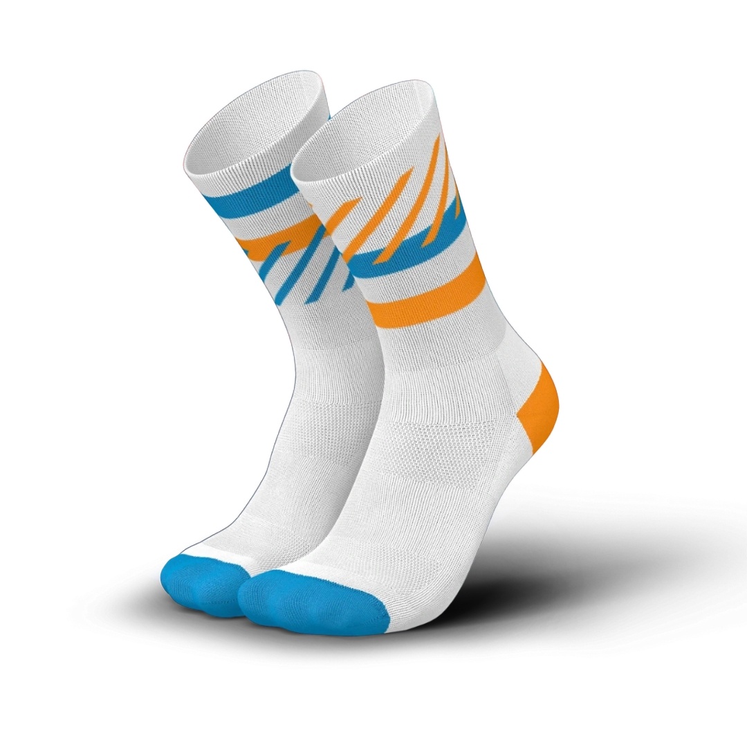Tất Thể Thao INCYLENCE Running Disrupts - White Blue Orange