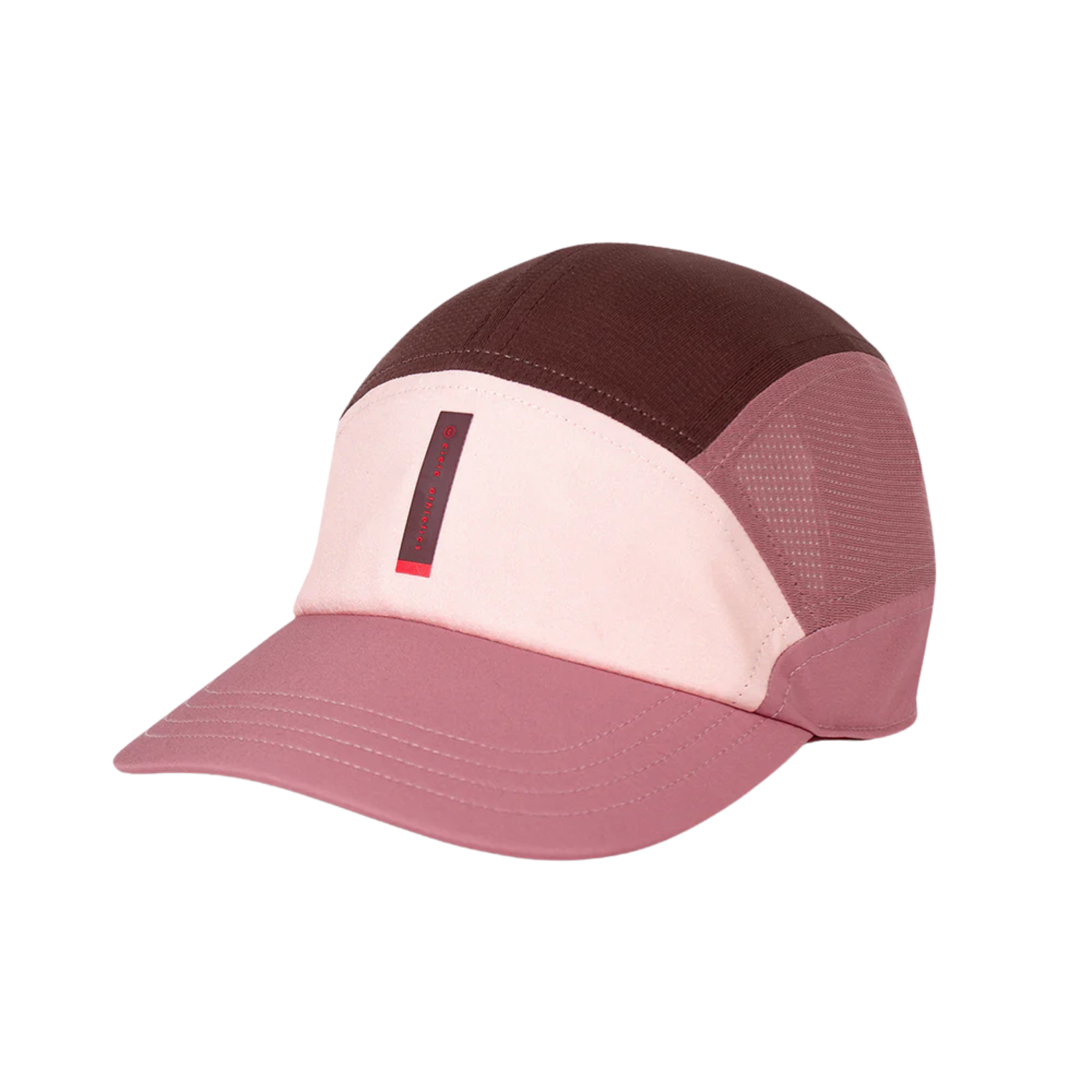 Mũ Chạy Bộ Ciele FST Cap SC - Comp - Iconic VC - Peachskin - Dark Wine Red - S/M