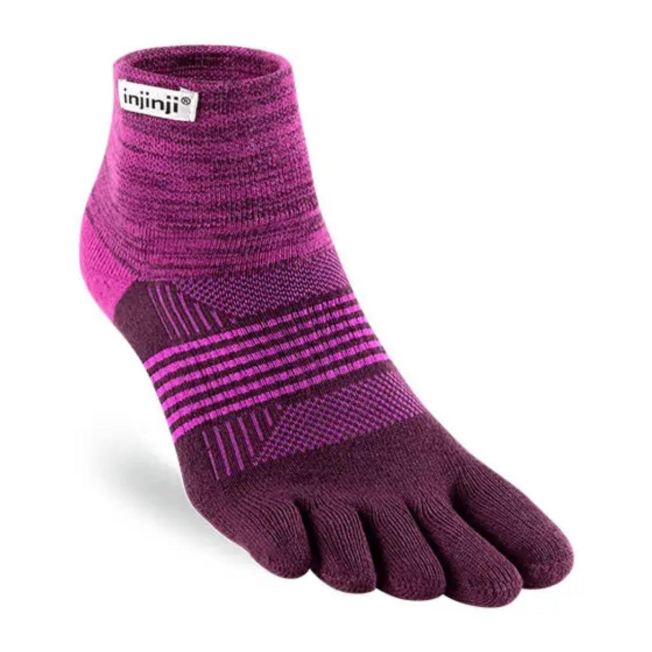 Tất Xỏ Ngón Nữ Injinji Trail Midweight Mini Crew - Violet