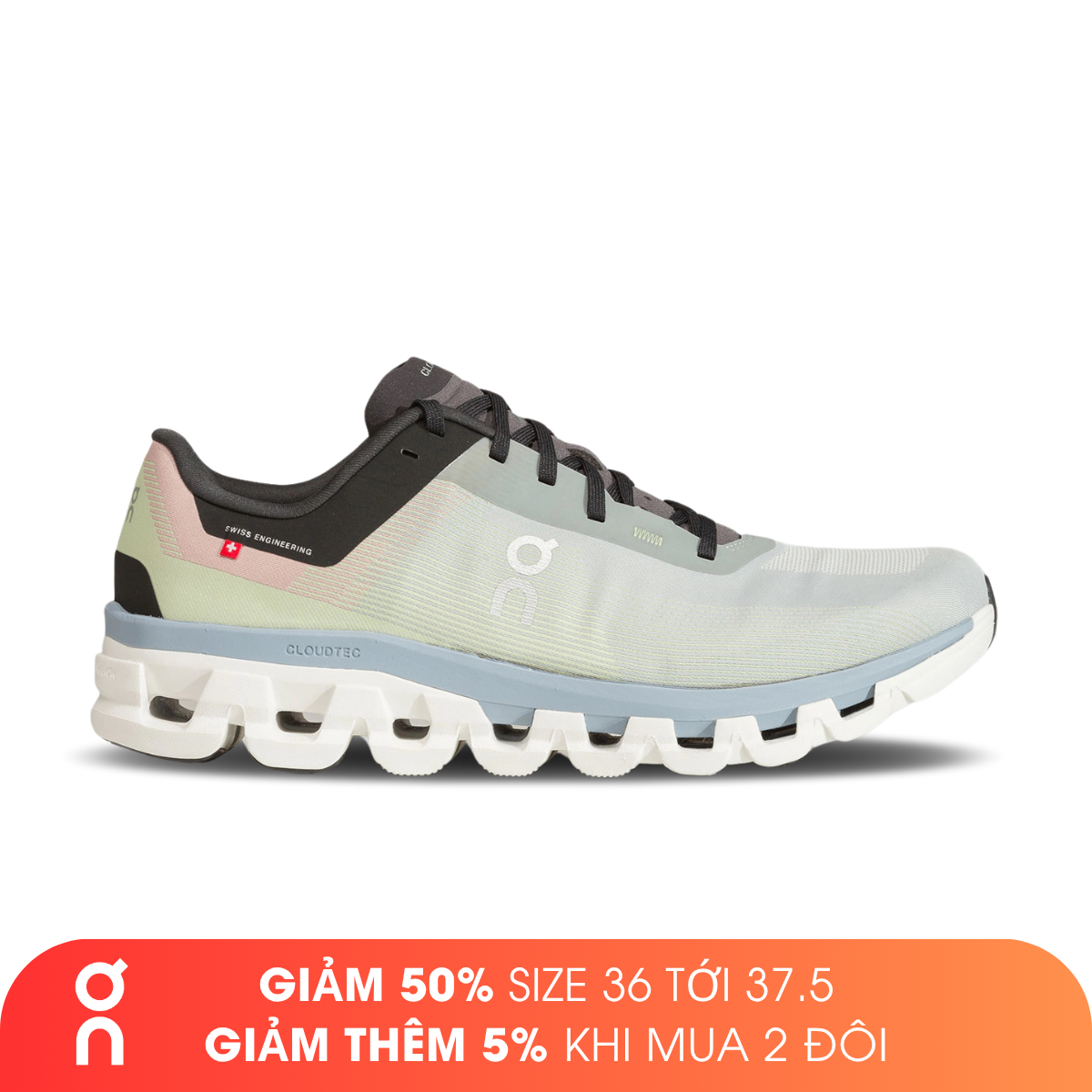 Giày Chạy Bộ Nam On Running Cloudflow 4 - Glacier/Chambray