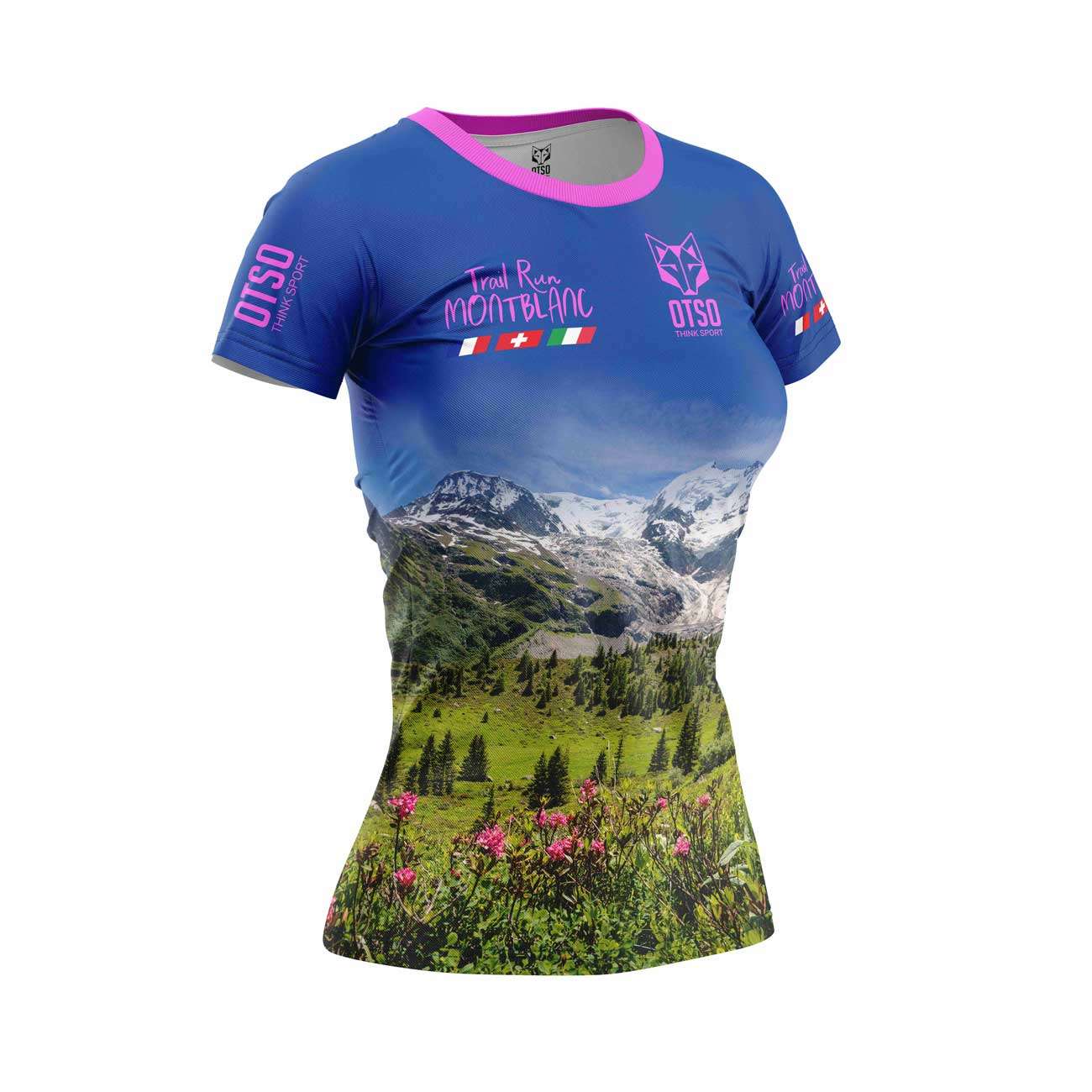 Áo chạy bộ Nữ OTSO - Trail Run Montblanc 2023