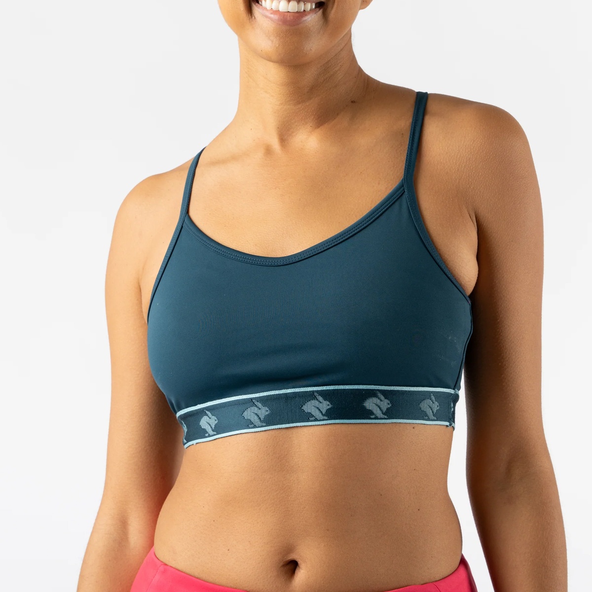 Áo Bra Chạy Bộ Nữ Rabbit Strappy Pocket Bra - Reflecting Pond