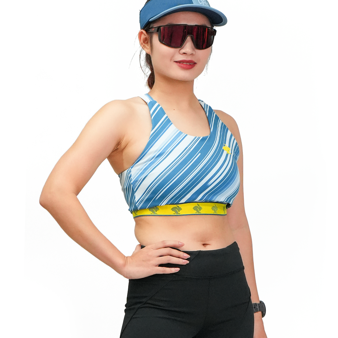 Áo Bra Chạy Bộ Nữ Rabbit Crusher Pocket Crop - Boston