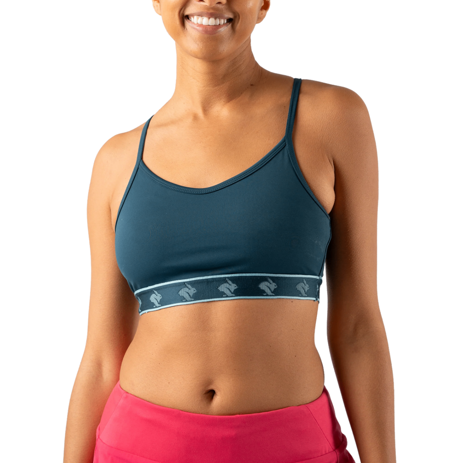 Áo Bra Chạy Bộ Nữ Rabbit Strappy Pocket Bra - Reflecting Pond