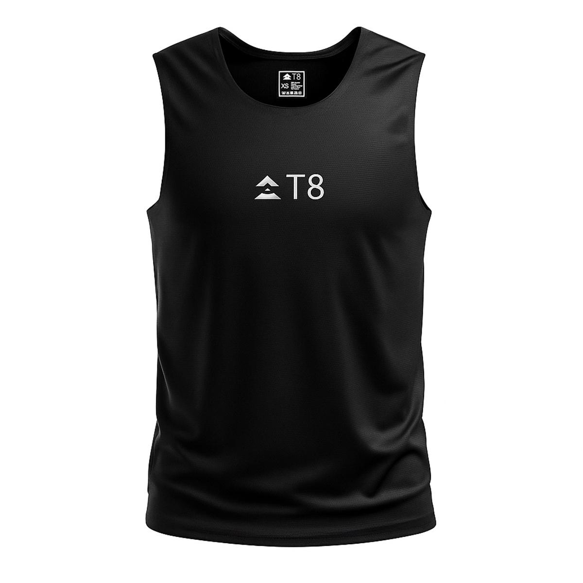 Áo Chạy Bộ Nam T8 Men's Trail Tank - Pure Black