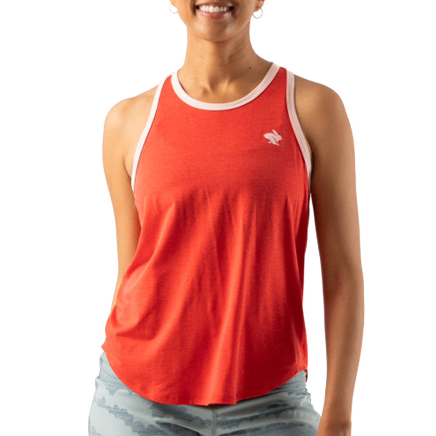 Áo Singlet Chạy Bộ Nữ Rabbit On The Go Tank - Grenadine
