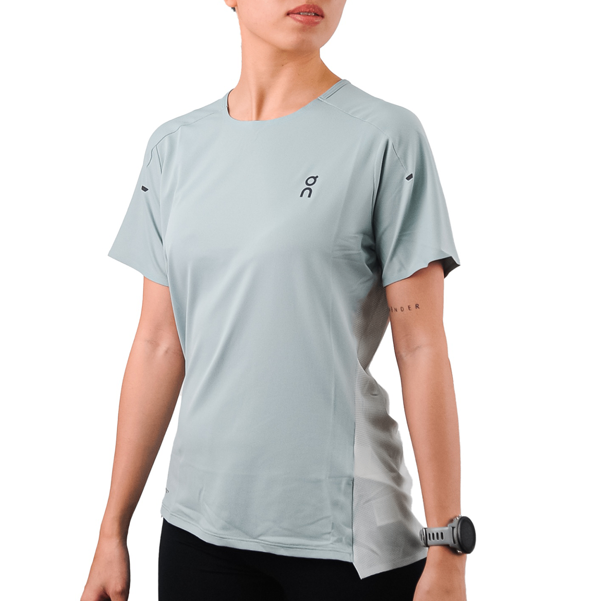 Áo Chạy Bộ Nữ On Running Performance T - Cobble/Glacier