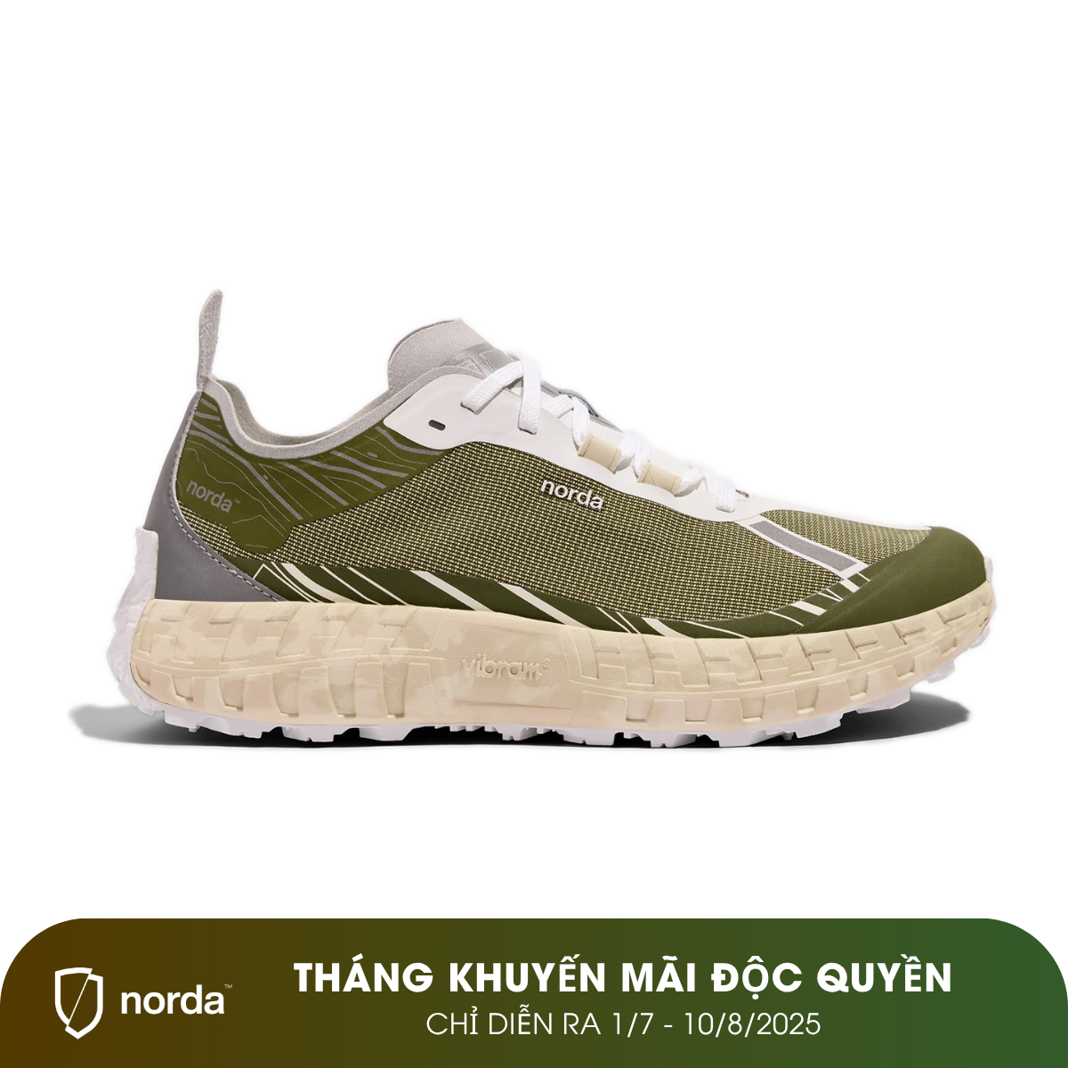 Giày Chạy Địa Hình Nữ Norda 001 - Glitch