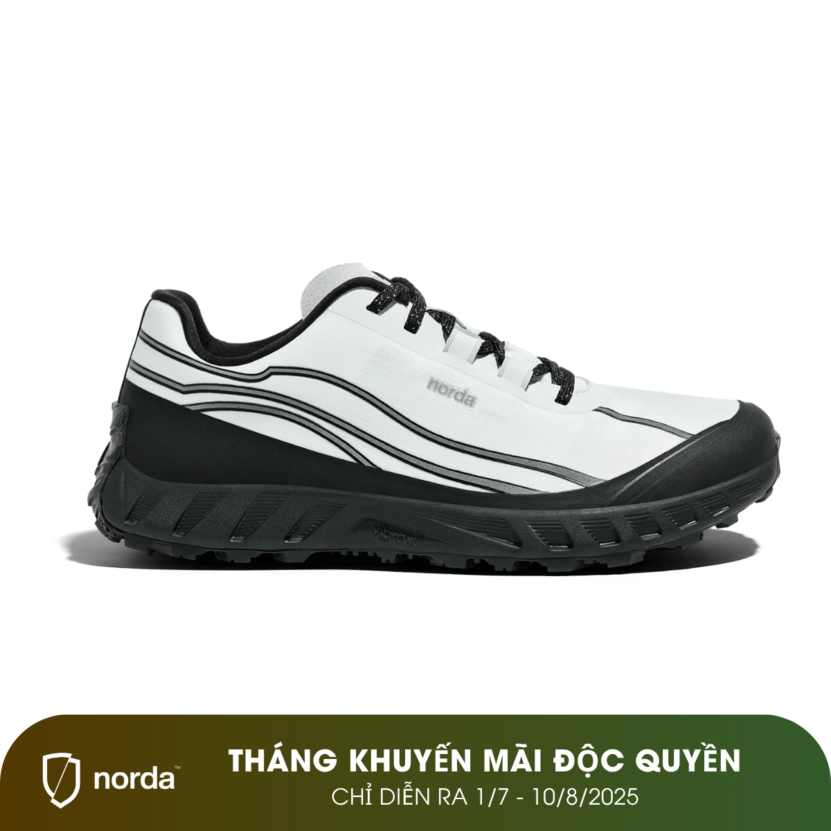 Giày Chạy Địa Hình Nữ Norda 002 - Alpine White