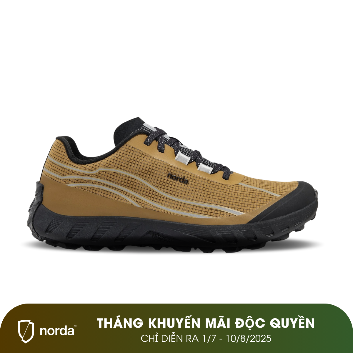 Giày Chạy Địa Hình Nam Norda 002 - Oak
