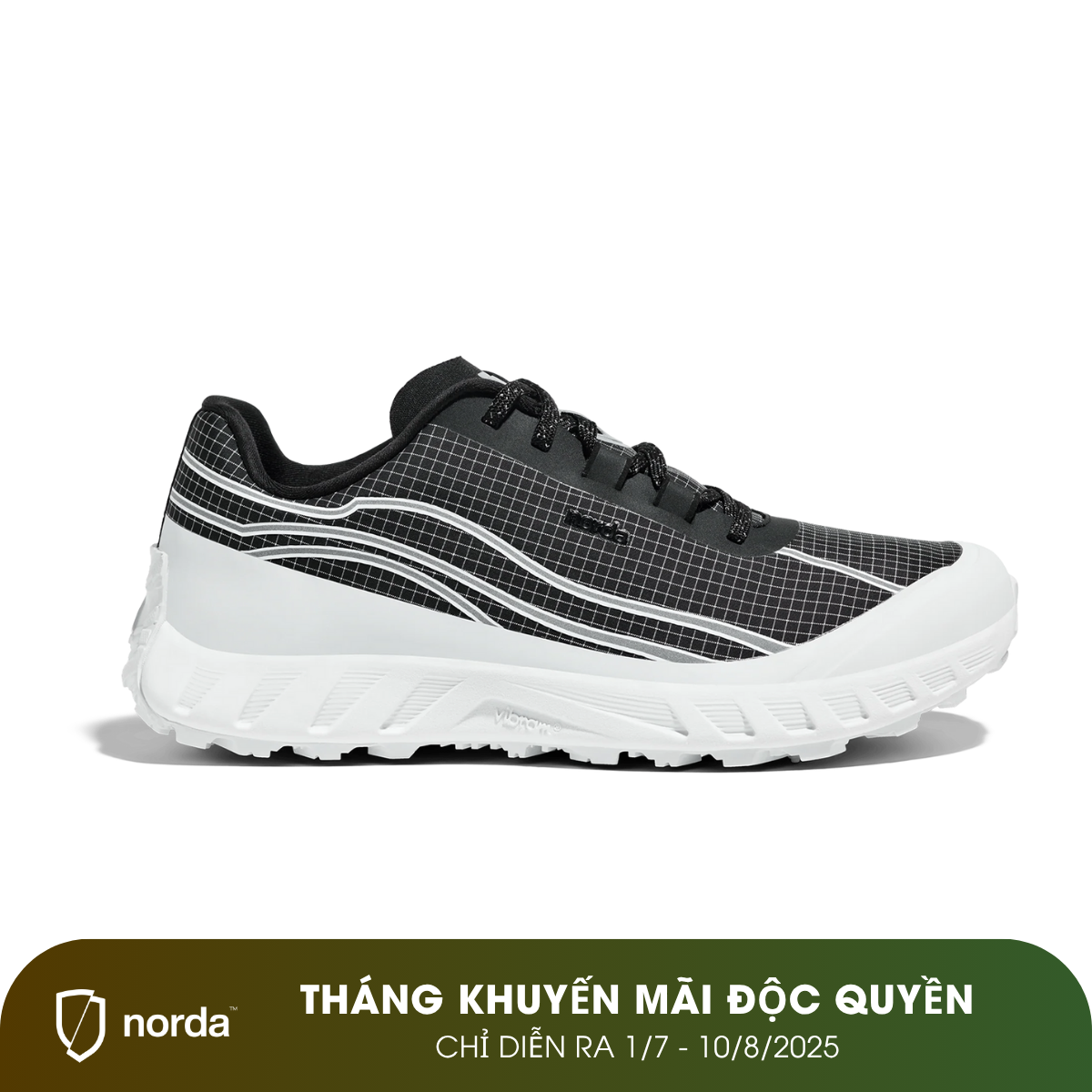 Giày Chạy Địa Hình Nữ Norda 002 - Summit Black