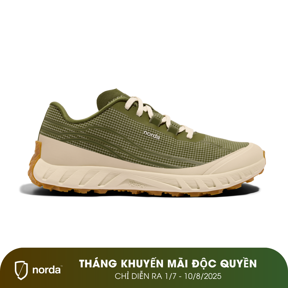 Giày Chạy Địa Hình Nam Norda 002 - Sage