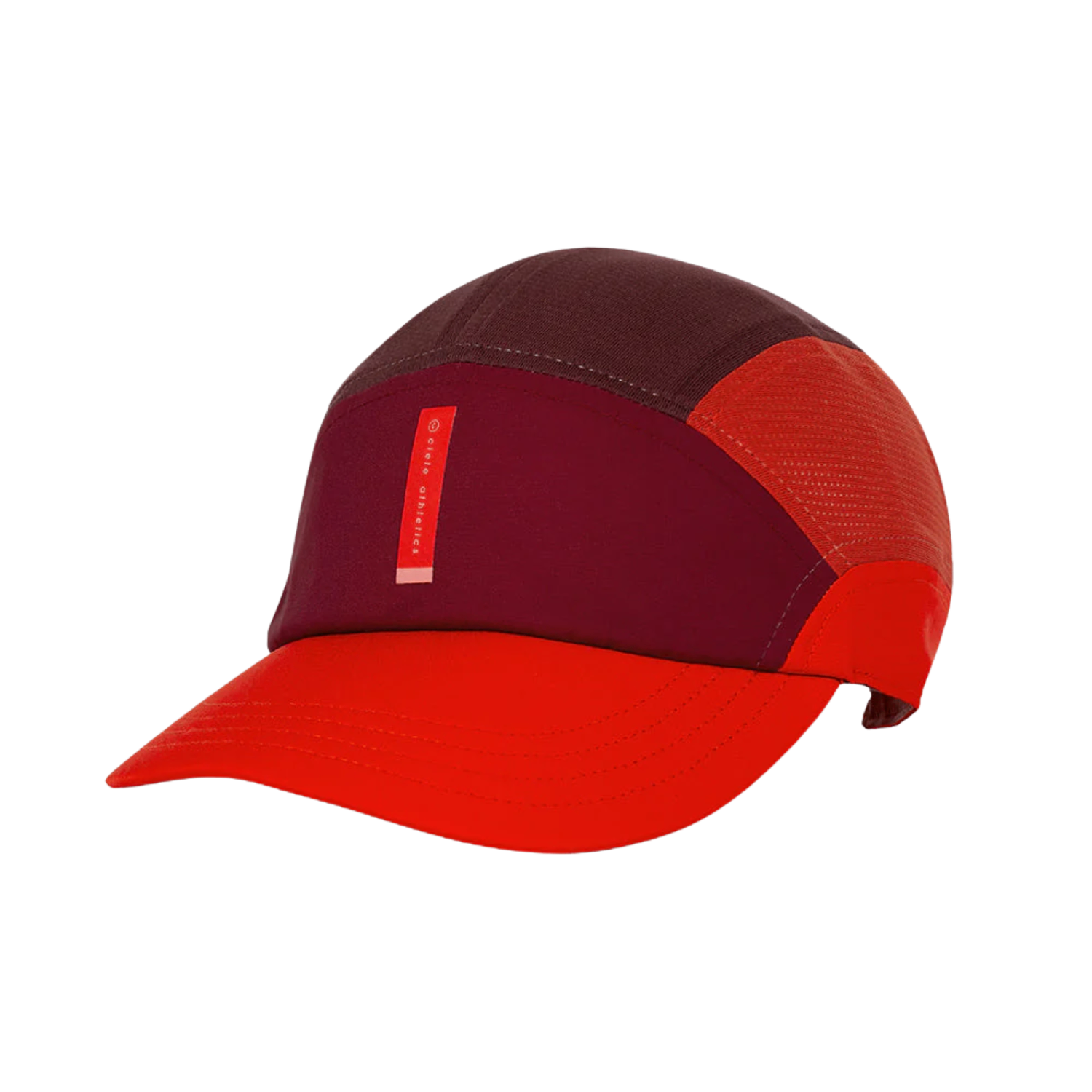 Mũ Chạy Bộ Ciele FST Cap SC - Comp - Iconic VC - Crimson Red - Clay - S/M