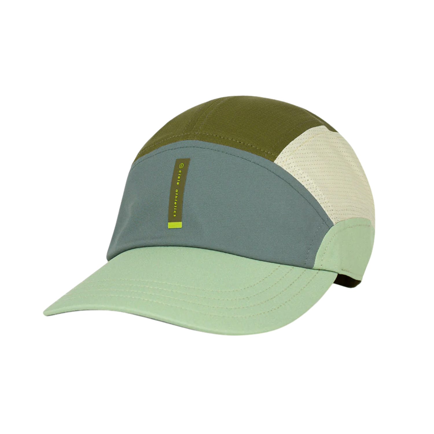 Mũ Chạy Bộ Ciele FST Cap SC - Comp - Iconic VC - Silver Pine - Glade - S/M