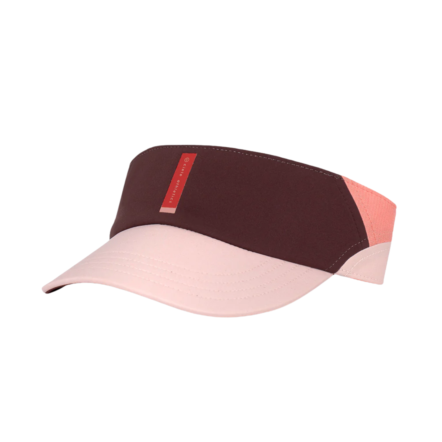 Mũ Chạy Bộ Ciele FST Visor SC - Comp - Iconic VC - Dark Wine Red - Blossom - S/M
