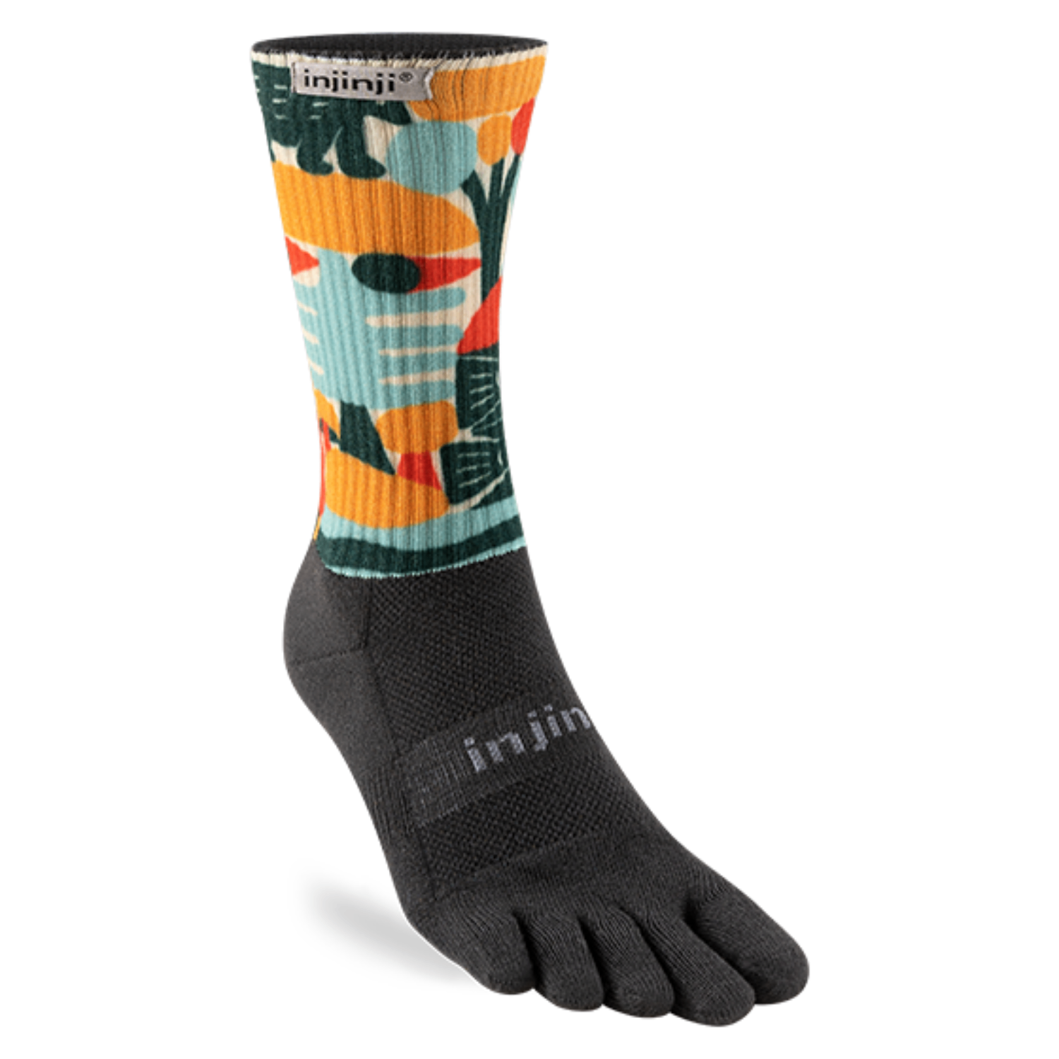 Tất Xỏ Ngón Injinji Spectrum Trail Midweight Crew - Foothill