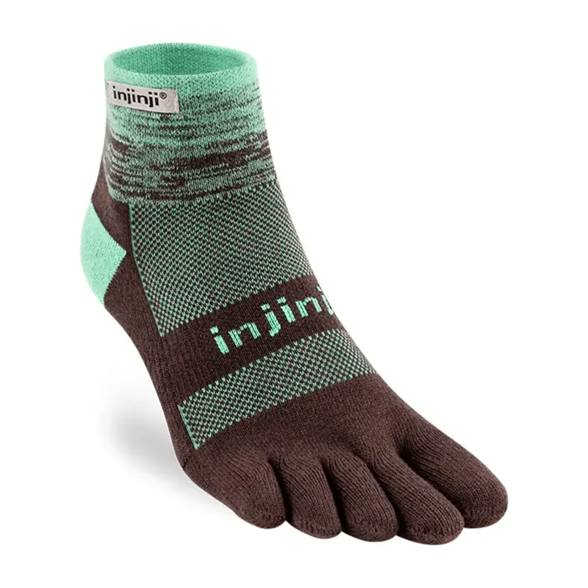 Tất Xỏ Ngón Injinji Trail Midweight Mini Crew - Mint