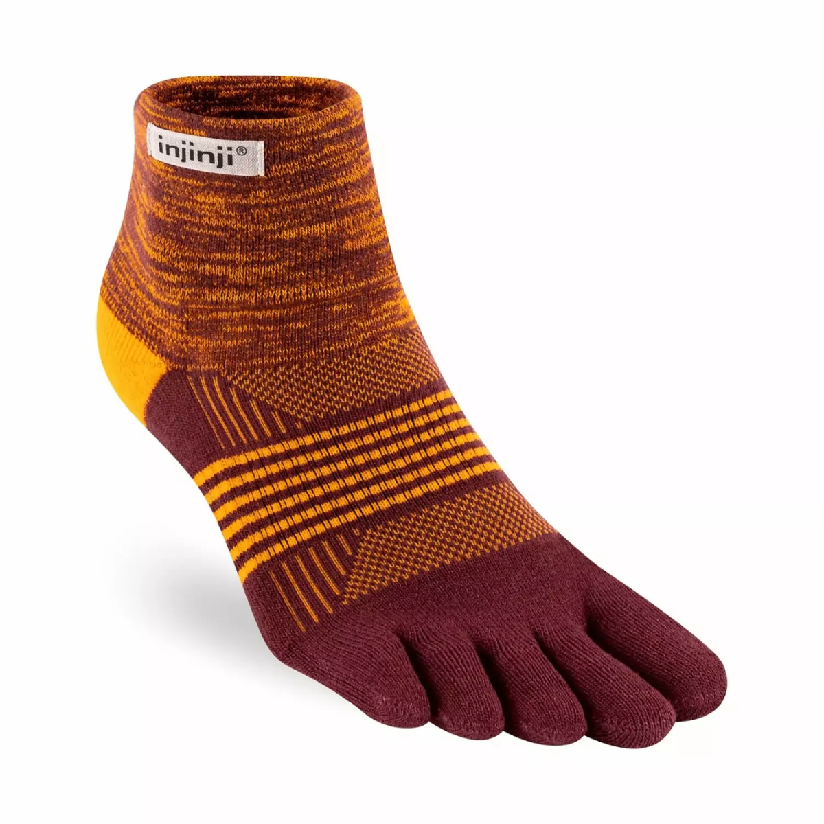 Tất Xỏ Ngón Injinji Trail Midweight Mini Crew - Solar