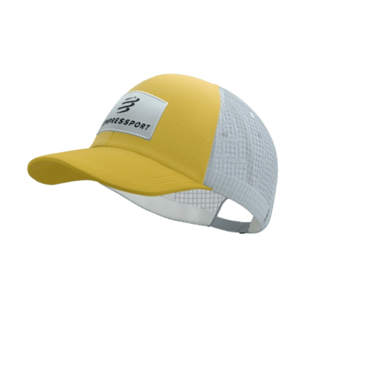 Mũ Chạy Bộ Compressport Trucker 6P Cap - Grey Dawn/Ceylon