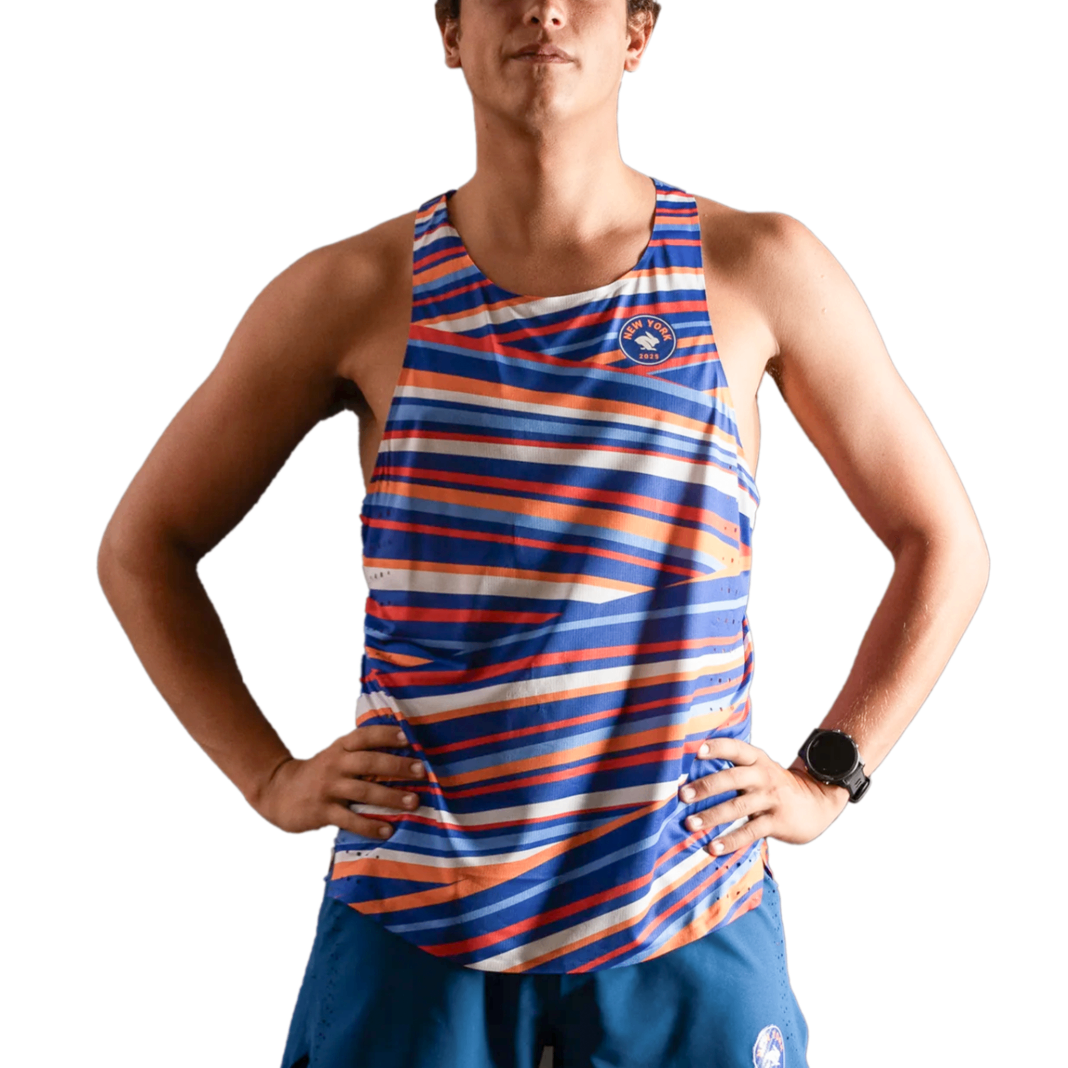 Áo Singlet Chạy Bộ Nam Rabbit Go Time - Marina