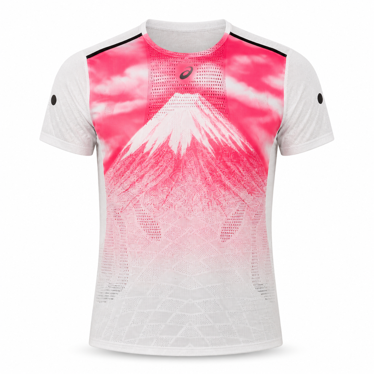 Áo Chạy Bộ Nam Asics Fujitrail Elite Graphic SS Top - Cream
