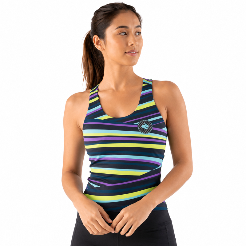 Áo Bra Chạy Bộ Nữ Rabbit Crusher Pocket Crop - Acid Lime