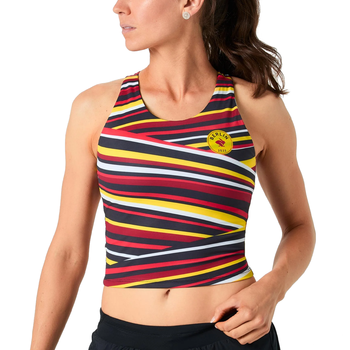 Áo Bra Chạy Bộ Nữ Rabbit Crusher Pocket Crop - Berlin 25