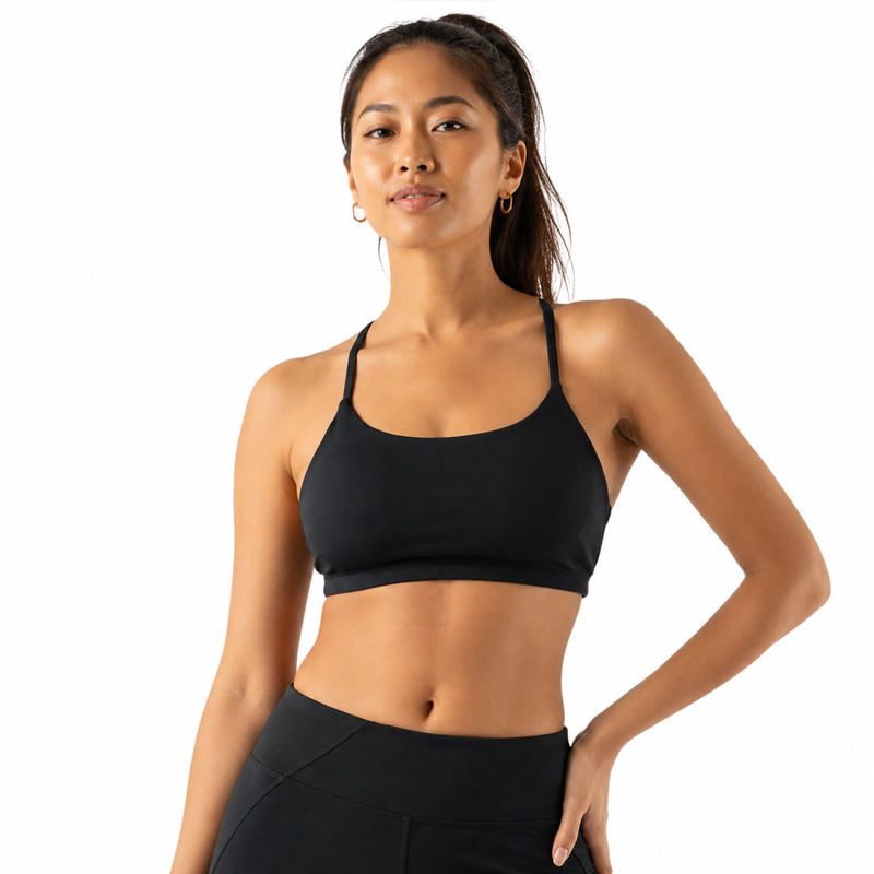 Áo Bra Chạy Bộ Nữ Rabbit Ez Bra-Vo - Black