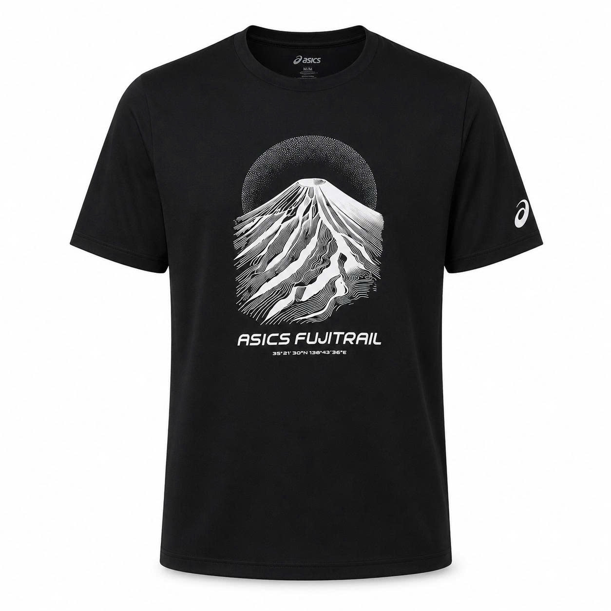 Áo Chạy Bộ Nam Asics Fujitrail Logo SS Top - Performance Black/Cream/Carbon
