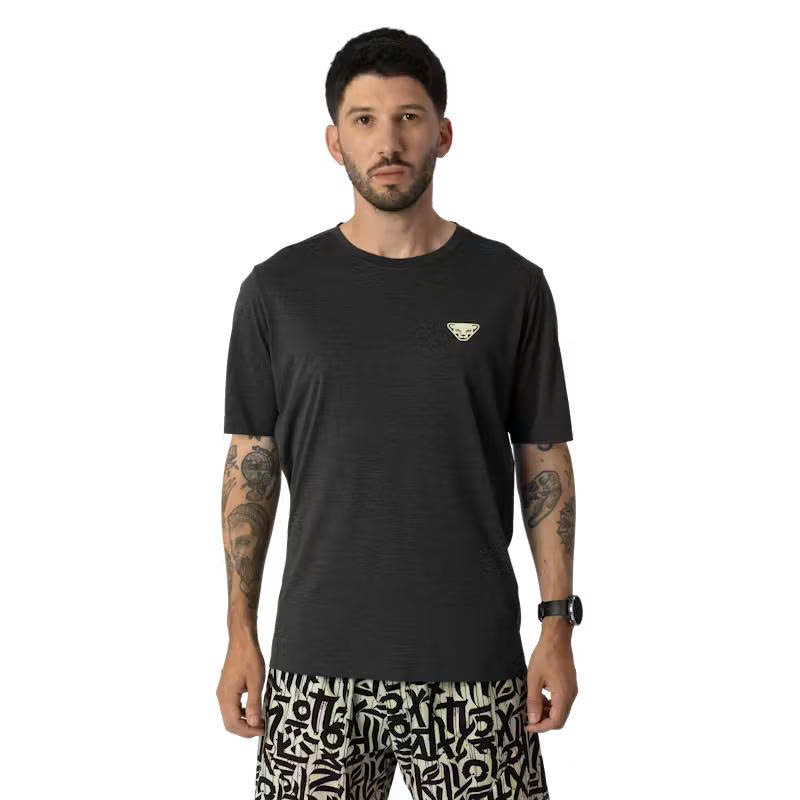 Áo Chạy Bộ Nam Dynafit Trail T-shirt - Black Out