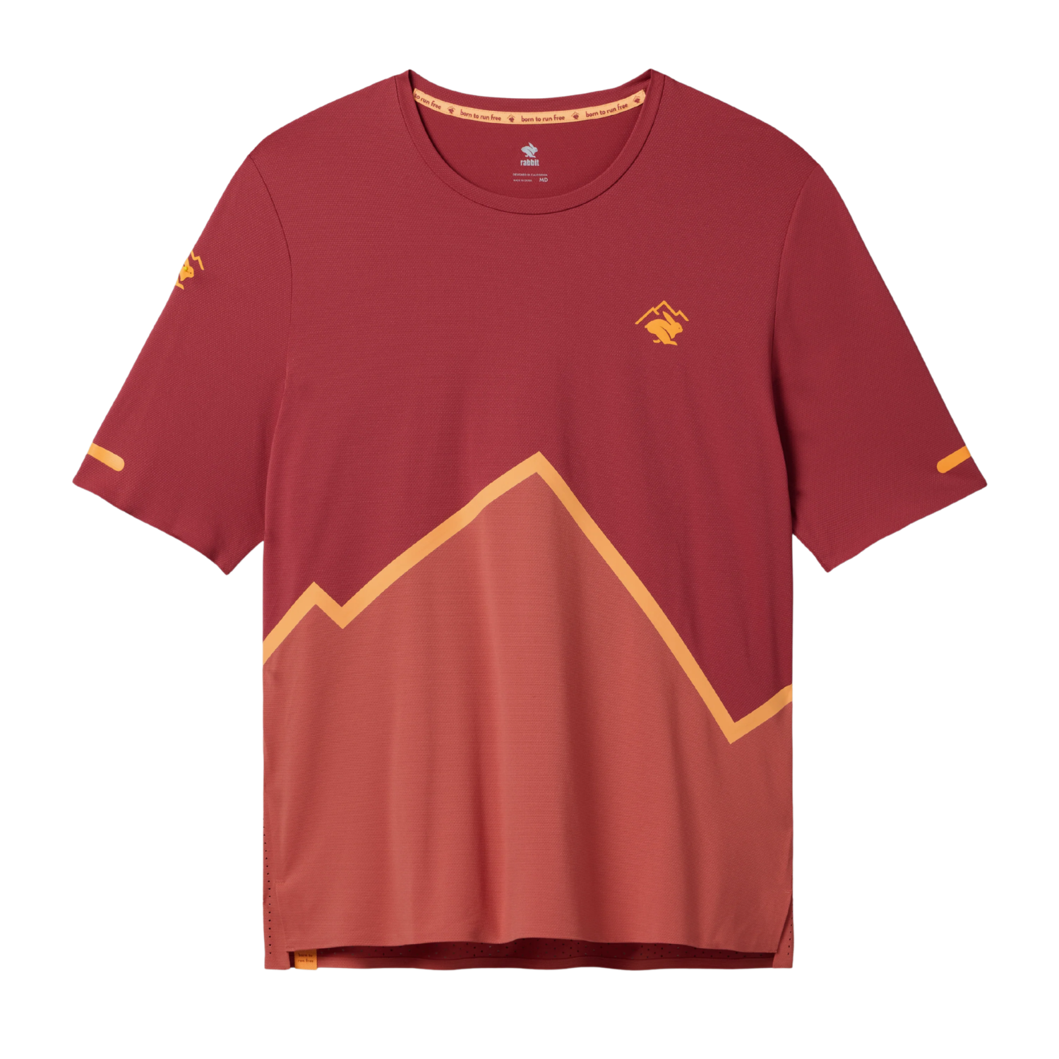 Áo Chạy Bộ Nam Rabbit Fastrock Tee SS - Garnet