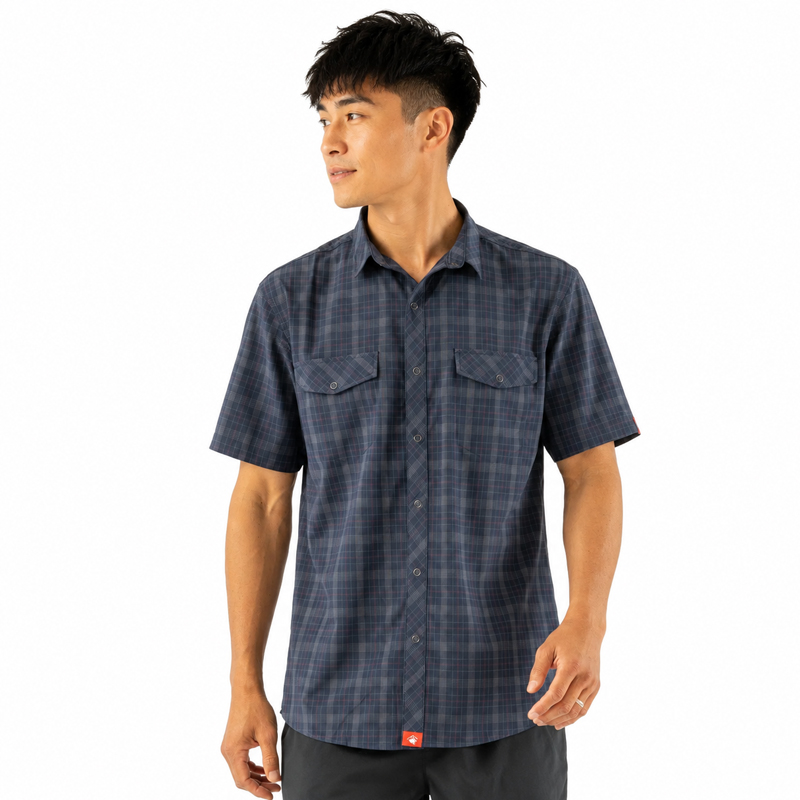 Áo Chạy Bộ Nam Rabbit High Country SS - Dress Blue Paid