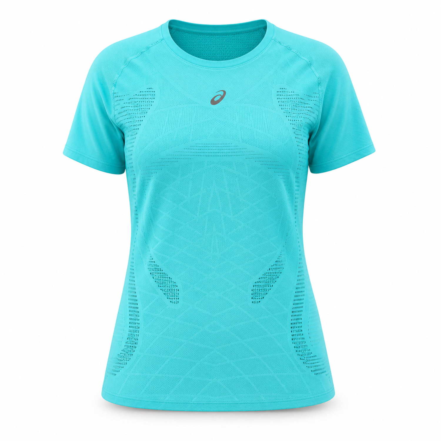 Áo Chạy Bộ Nữ Asics Metarun SS Top - Energy Aqua