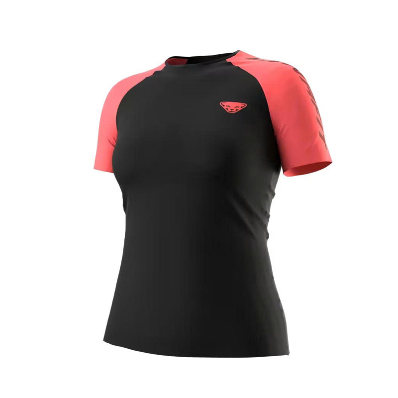 Áo Chạy Bộ Nữ Dynafit Ultra 3 S-Tech S/S Tee - Black Out/Cabana