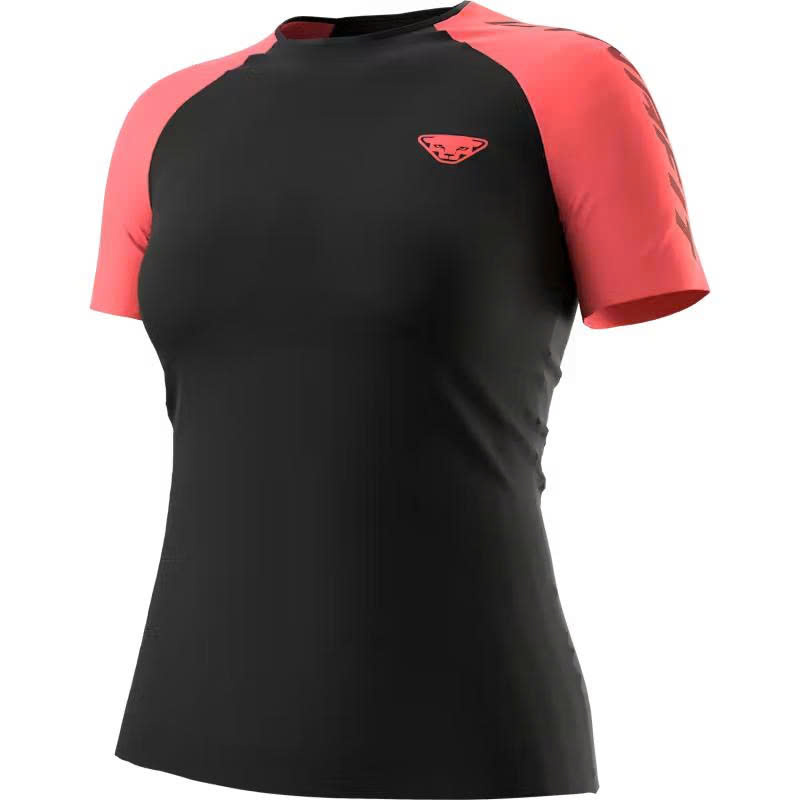 Áo Chạy Bộ Nữ Dynafit Ultra 3 S-Tech S/S Tee - Black Out/Cabana