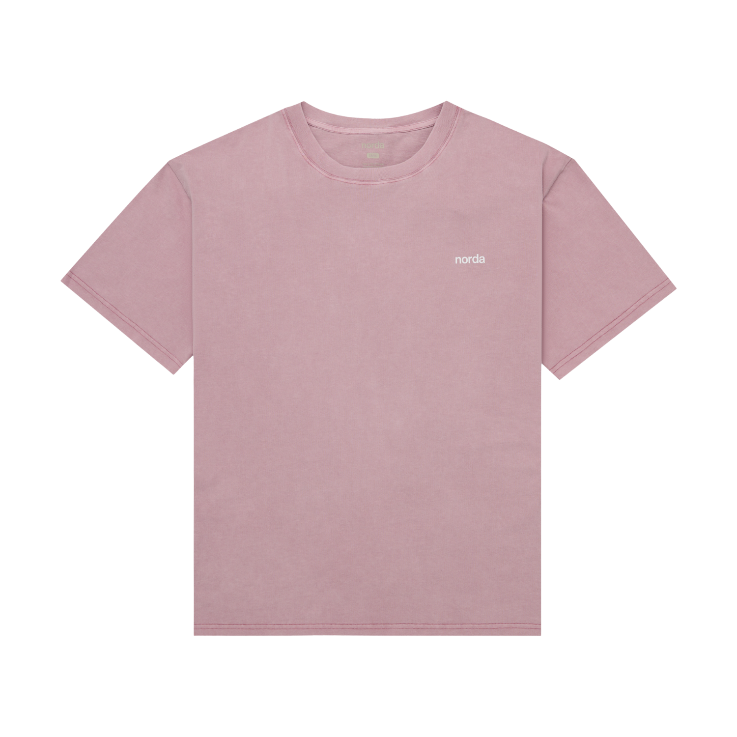 Áo Chạy Bộ Unisex Norda Logo Tee - Ash Pink