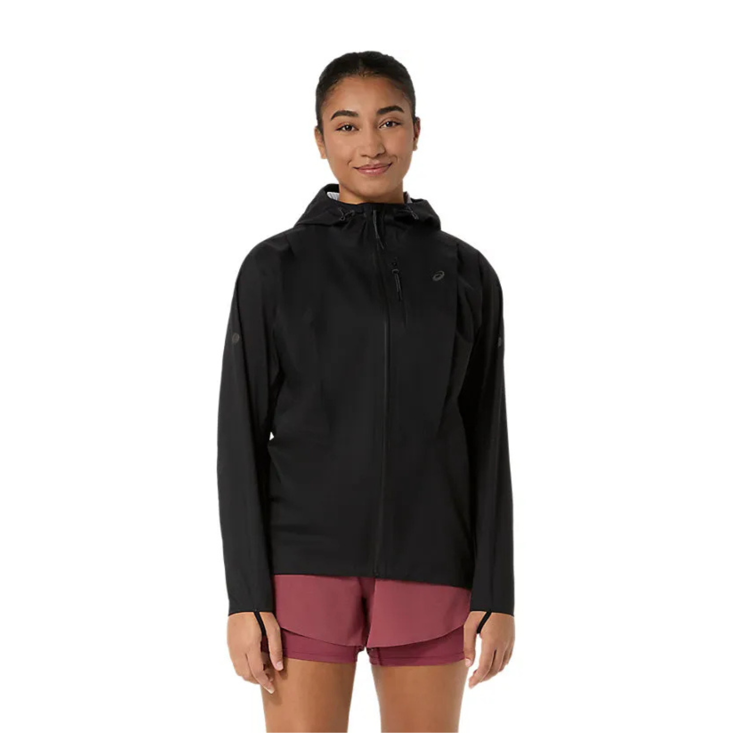 Áo Khoác Chống Nước Nữ Asics Fujitrail Elite Waterproof Jacket - Black