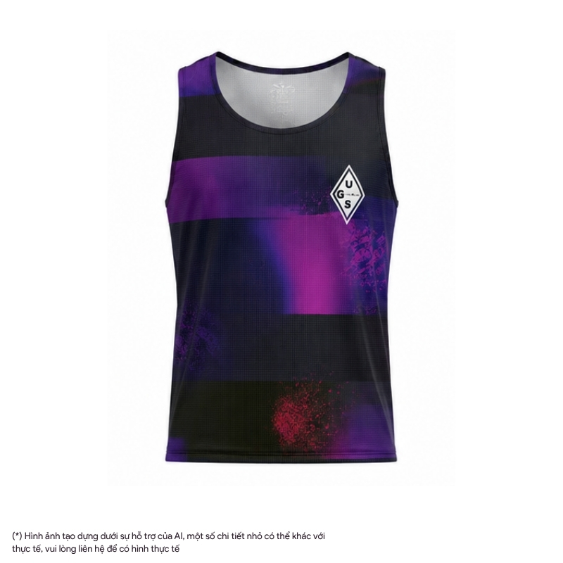 Áo Singlet Chạy Bộ Nam Uglow UGS Vest - Dark Orchid