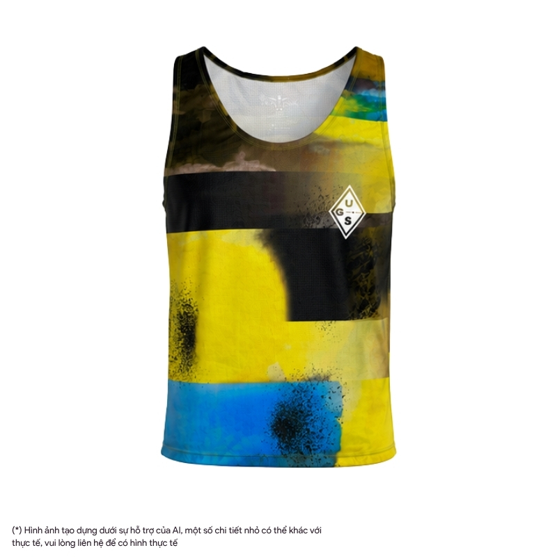 Áo Singlet Chạy Bộ Nam Uglow UGS Vest - Golden Yellow