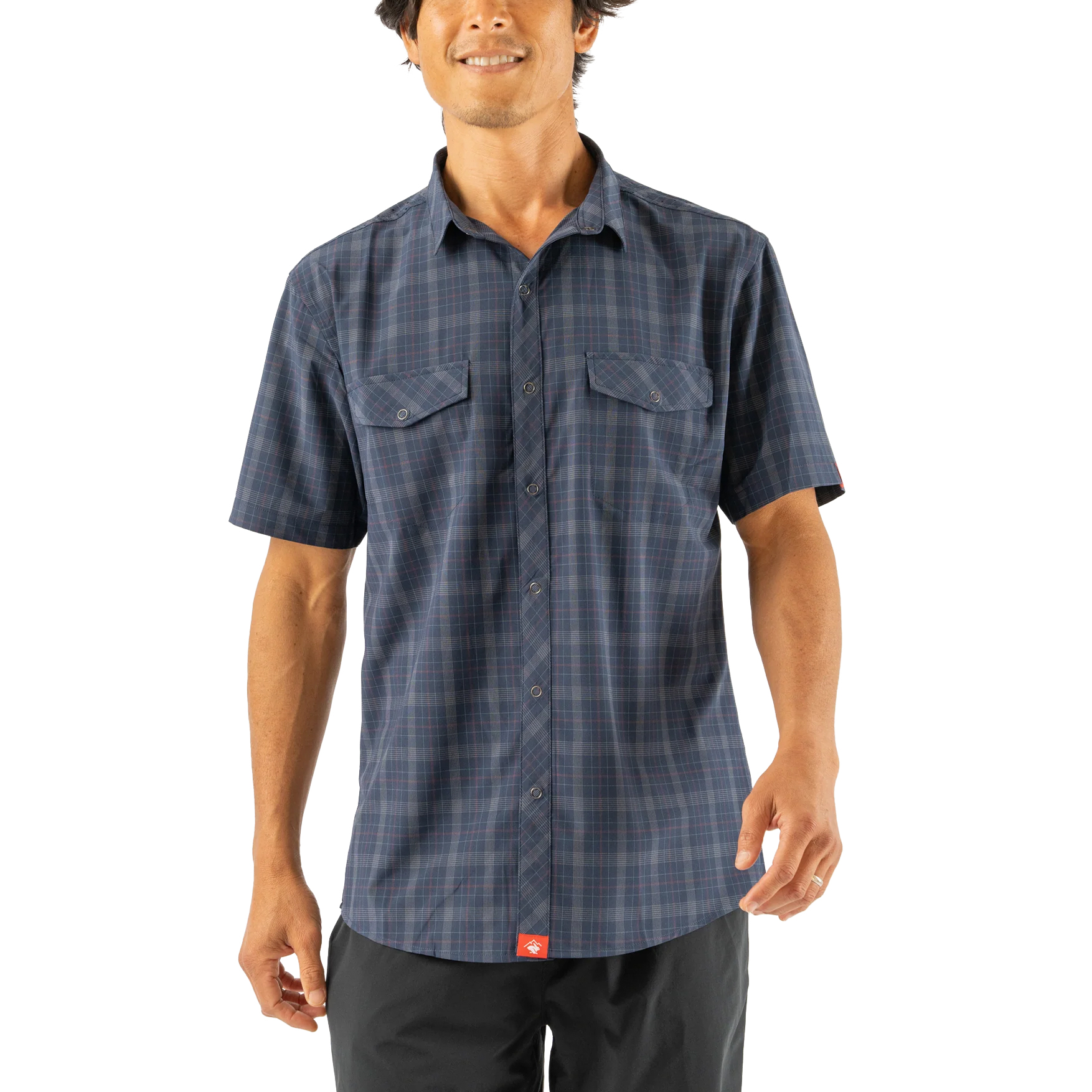 Áo Chạy Bộ Nam Rabbit High Country SS - Dress Blue Paid