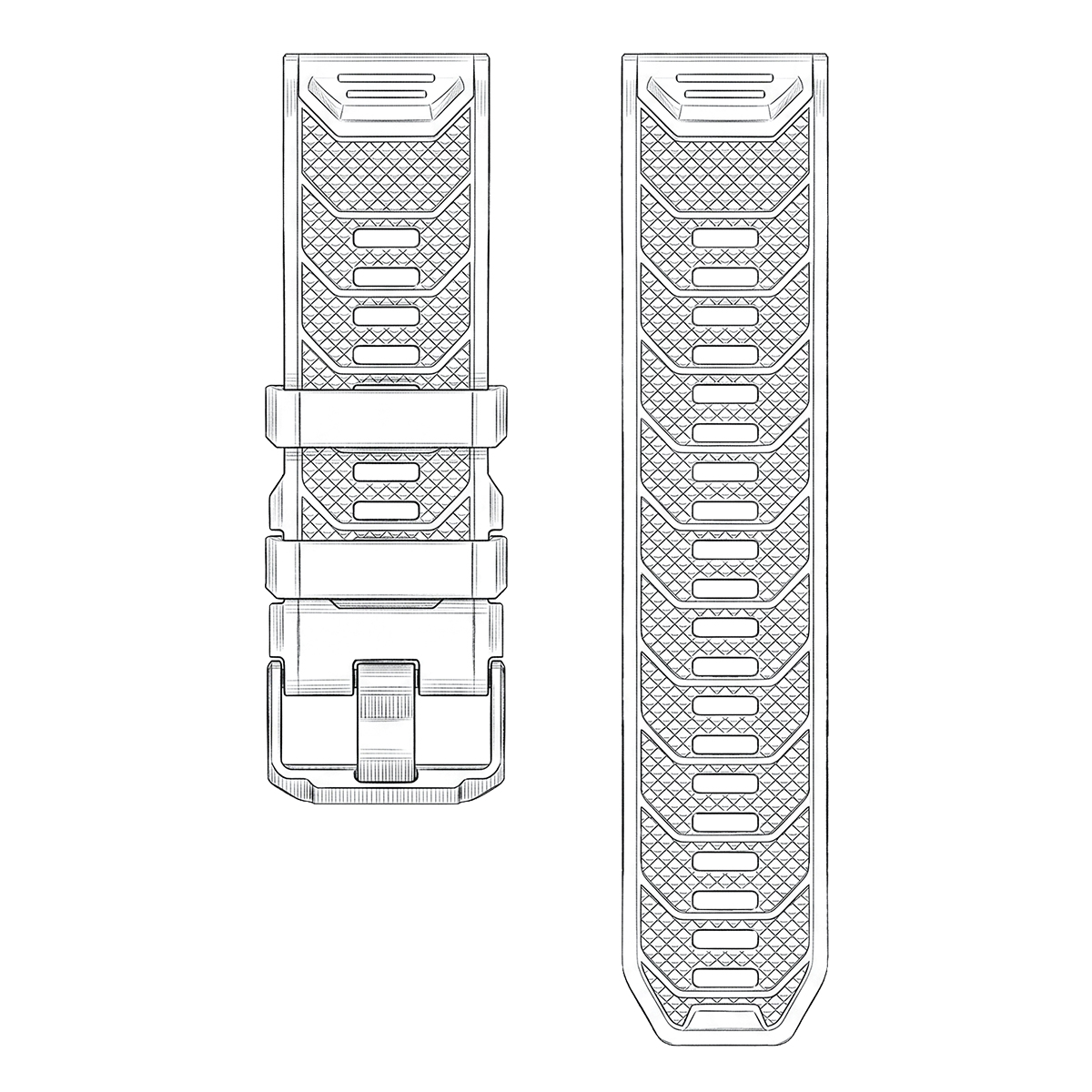 Dây Đồng Hồ COROS VERTIX 2 - 26mm - Silicone