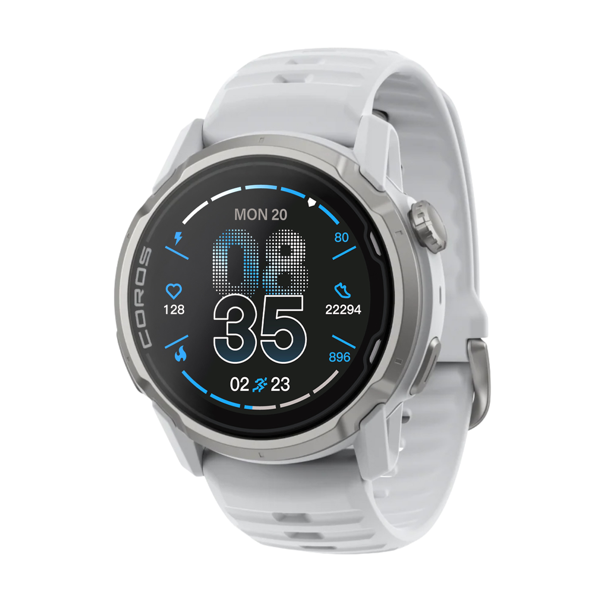 Đồng Hồ GPS Thể Thao COROS APEX 4 42mm - Silicone - White