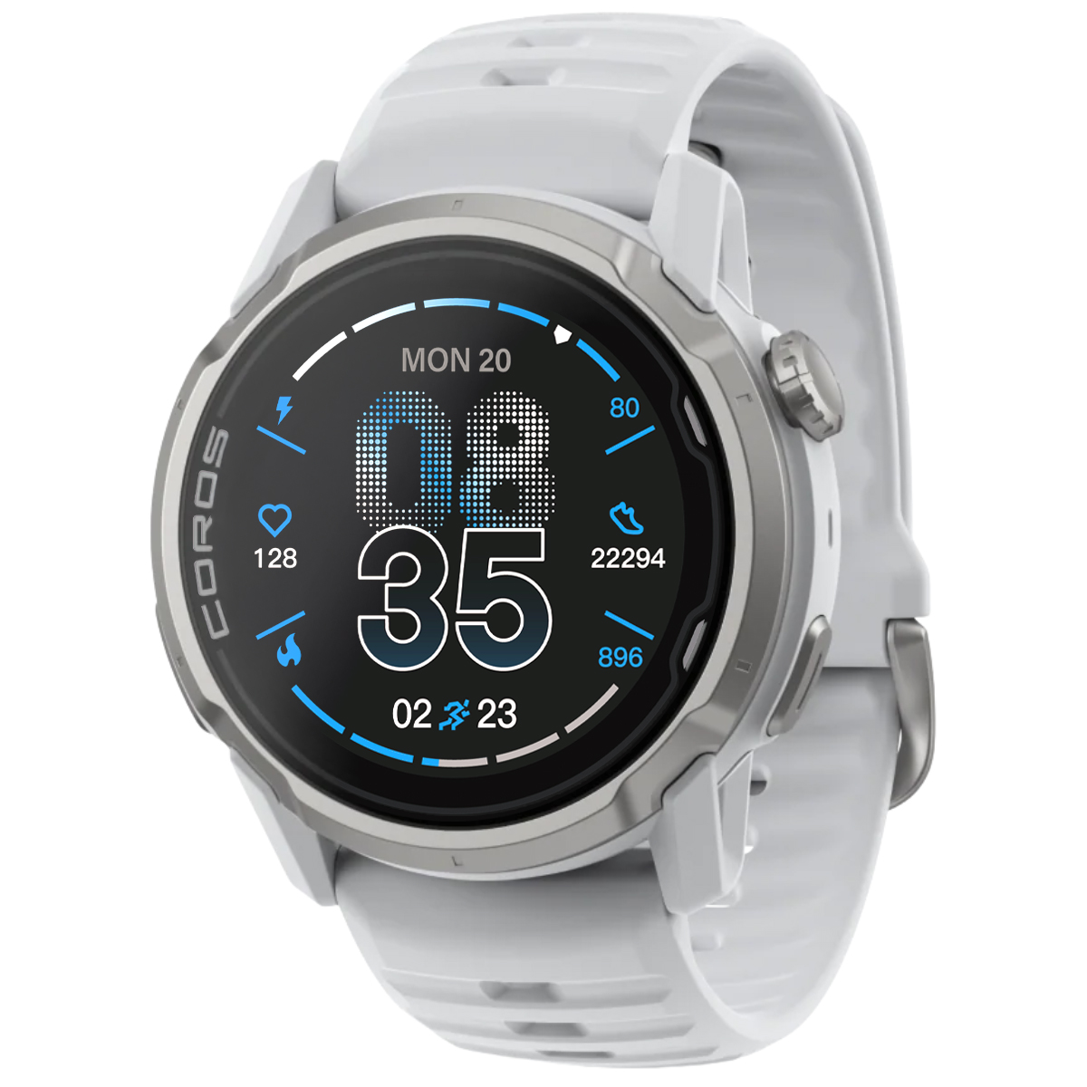 Đồng Hồ GPS Thể Thao COROS APEX 4 46mm - Silicone - White