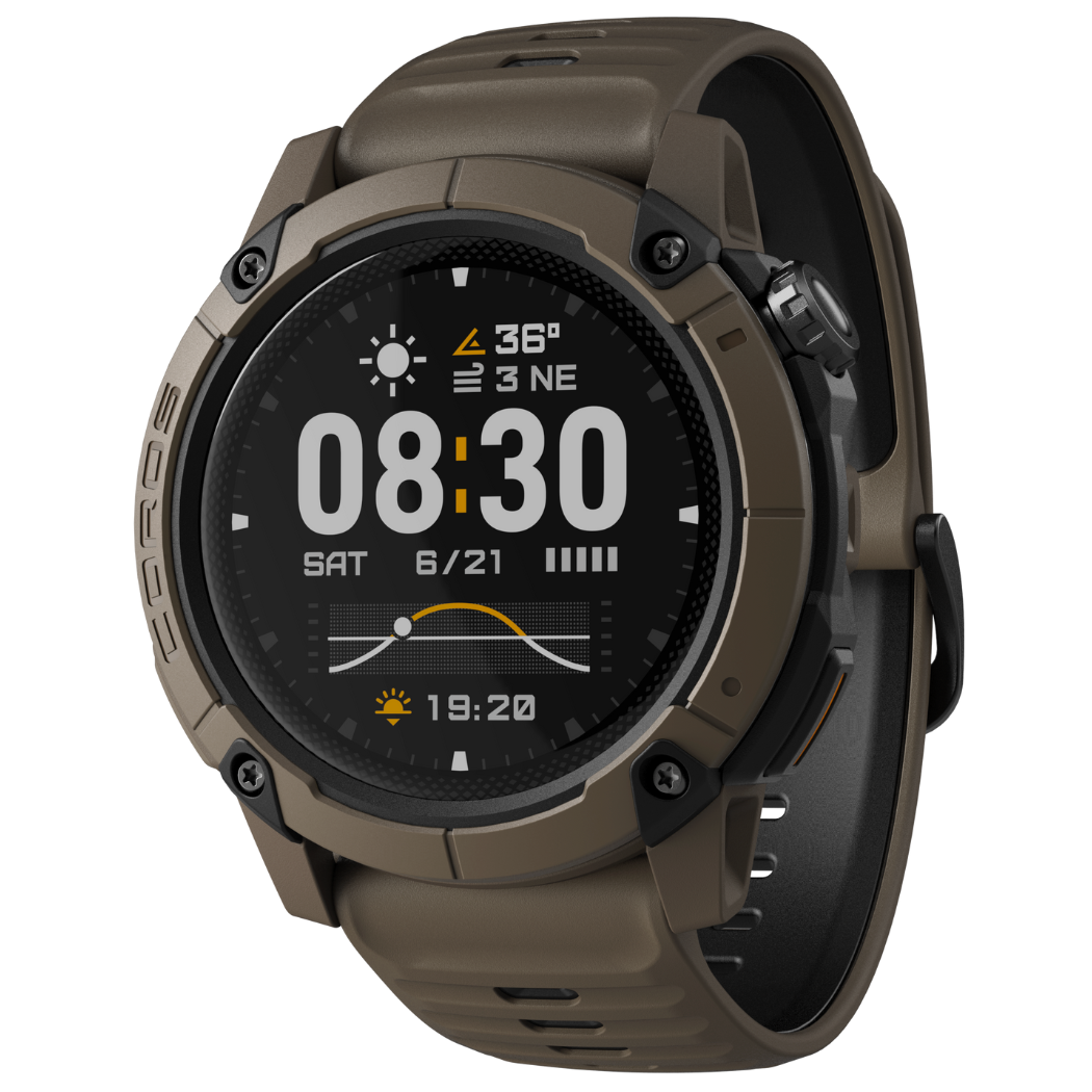 Đồng Hồ GPS Thể Thao COROS NOMAD - Silicone - Brown