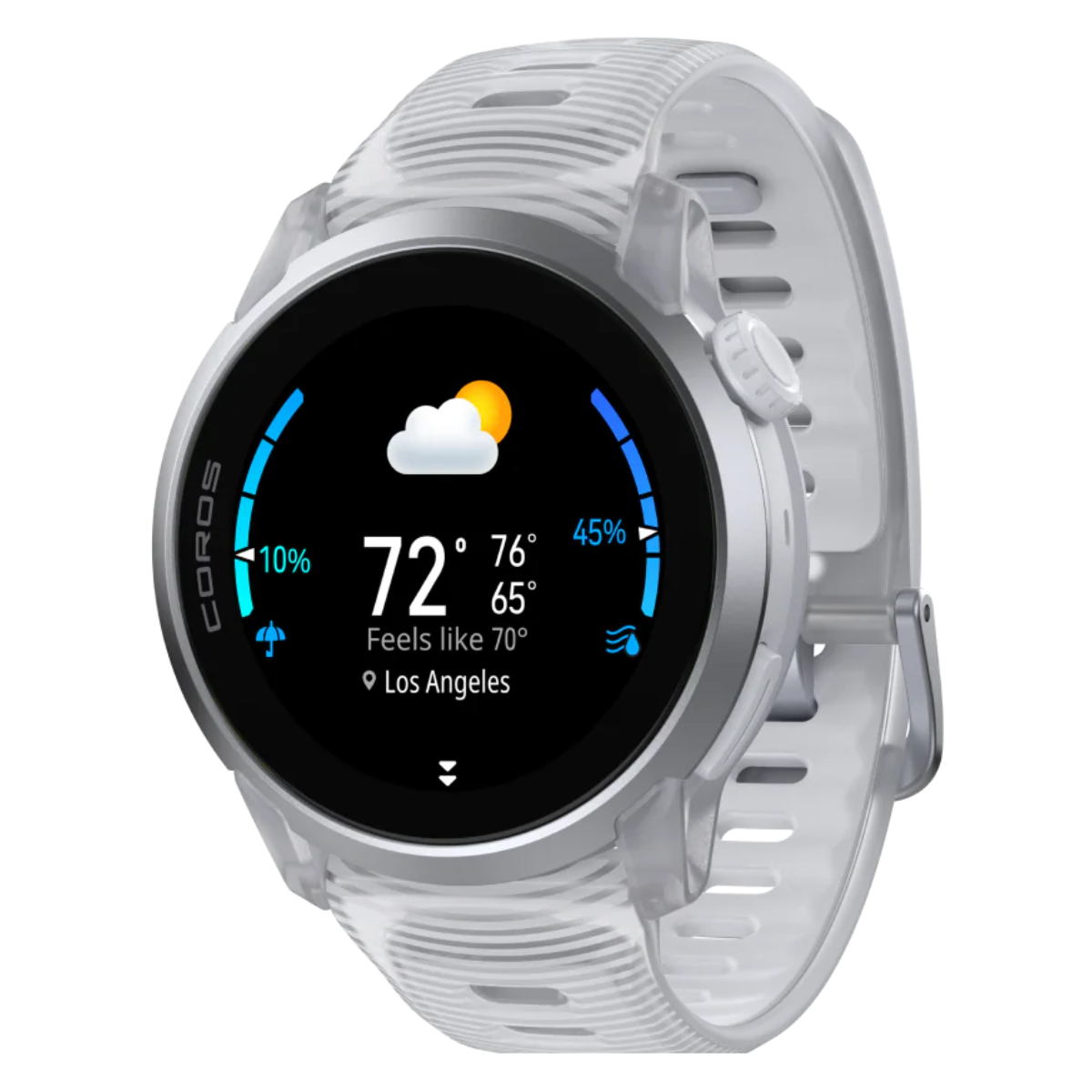 Đồng Hồ GPS Thể Thao COROS PACE 4 - Silicone - Cloud White