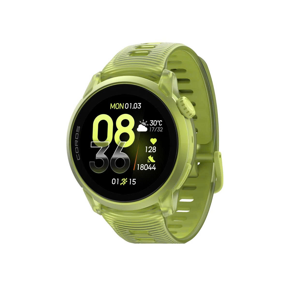 Đồng Hồ GPS Thể Thao COROS PACE 4 - Silicone - Yellow Crystal