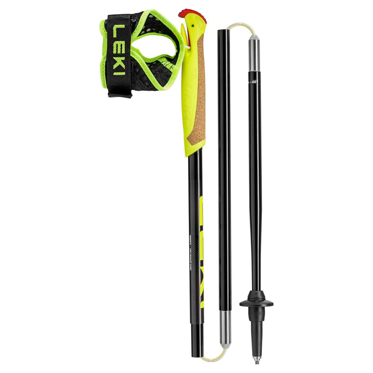 Gậy Chạy Địa Hình LEKI Evotrail FX.One TA - Black/Dark Anthracite/Neon Yellow