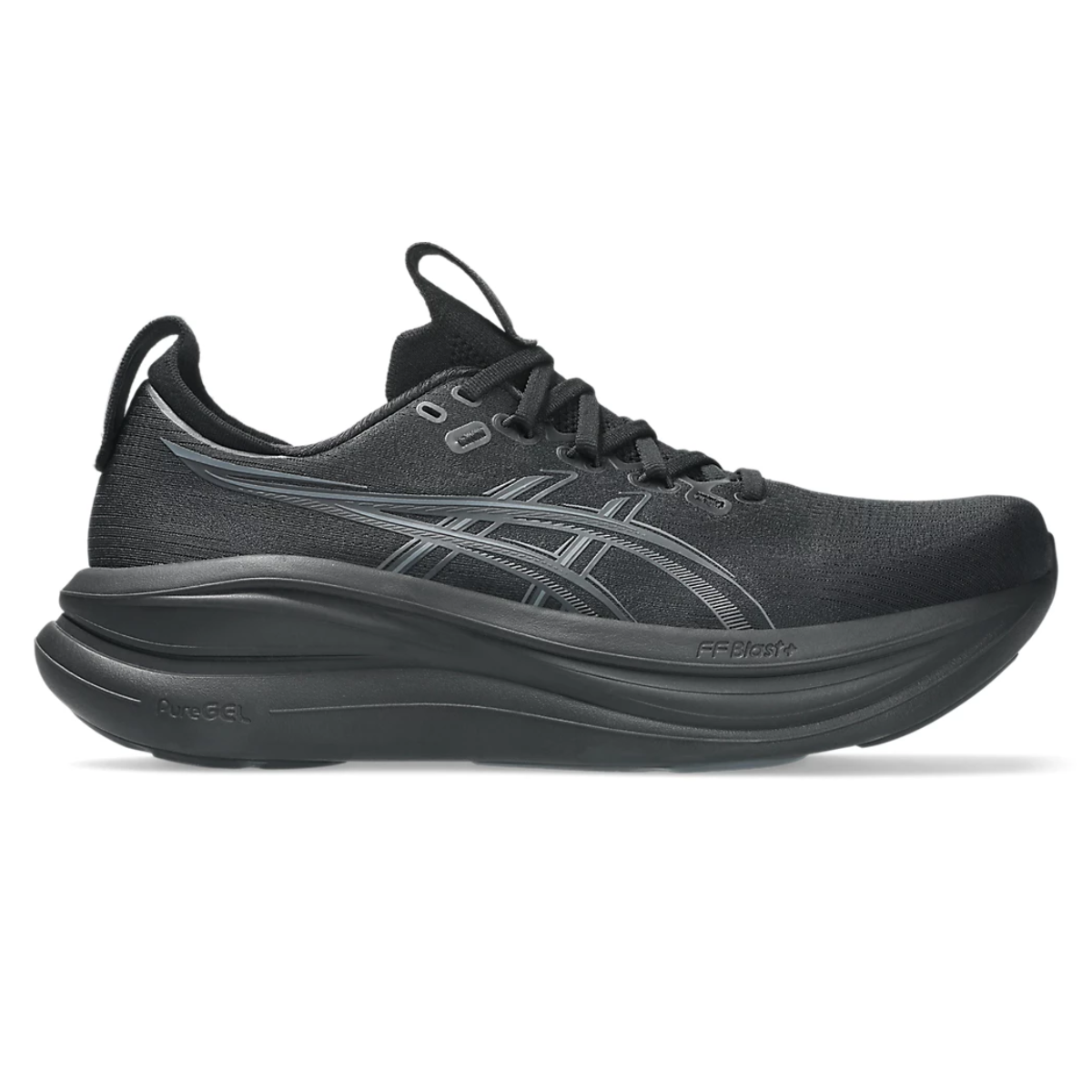 Giày Chạy Bộ Nam Asics Gel-Nimbus 28 - Black/Graphite Grey