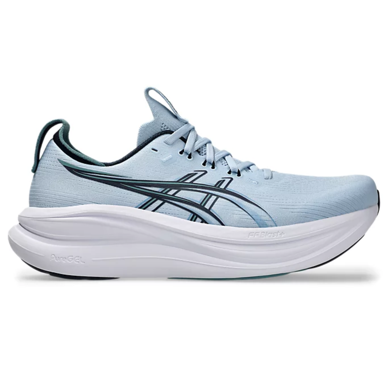 Giày Chạy Bộ Nam Asics Gel-Nimbus 28 - Solid Air/Midnight
